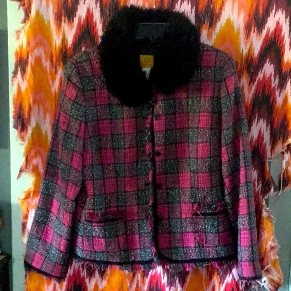 Ruby Rd plaid jacket - Picture 1 of 2